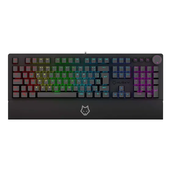 Teclado Mecânico Gamer Husky Anchorage Rgb Gateron Ef Brown