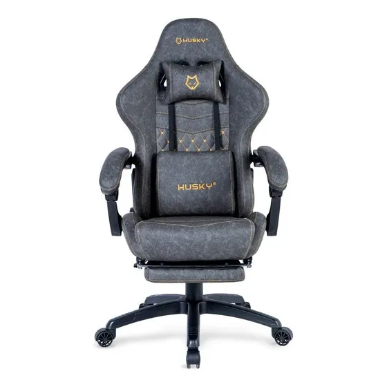 Cadeira Gamer Husky Tempest Hcg700cz Reclinável 150° Cinza