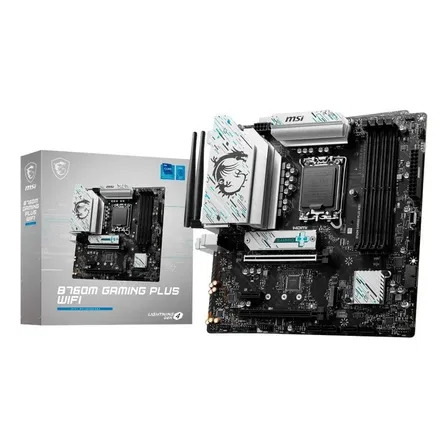 Placa Mãe Msi B760m Gaming Plus Lga 1700 M-atx Ddr5 Wi-fi