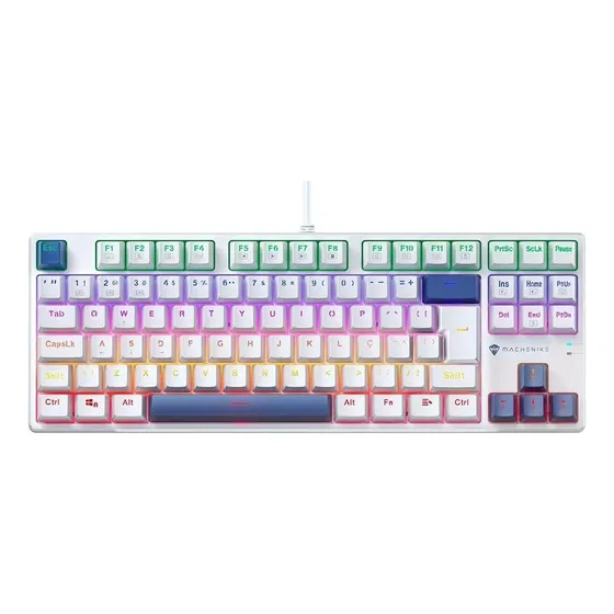 Teclado Mecânico Gamer Machenike K500b-b87 Switch Brown Abn