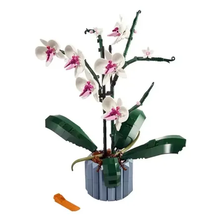 Blocos De Montar Orquídea Flores Com Vaso 608 Pcs 608 Orquídea