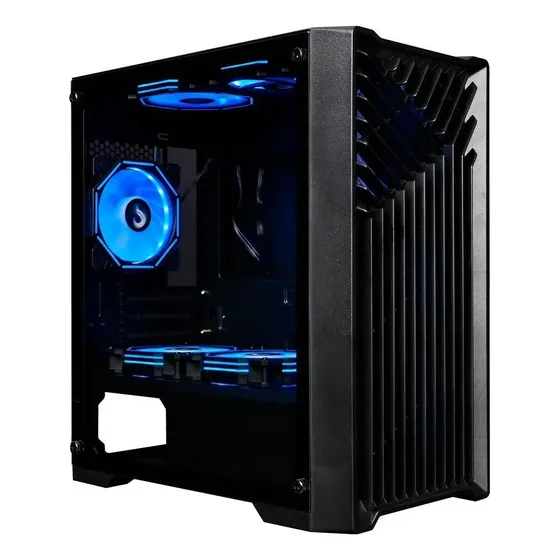 Gabinete Gamer Rise Mode X1 Preto Vidro Temperado Atx