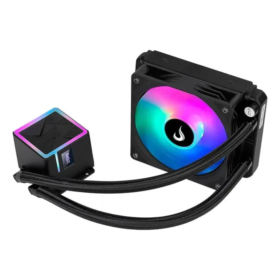 Water Cooler Gamer Rise Mode Black Argb Rainbow 120mm