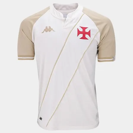 Camisa Vasco Da Gama 25/26 Torcedor Masculina Bege M