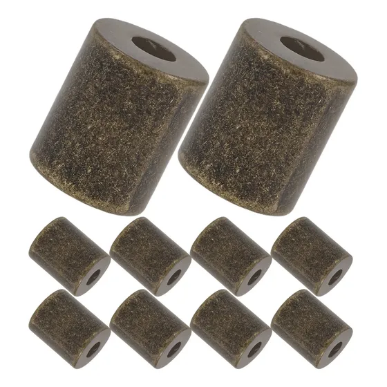 Fechadura De Cordão De Metal De 10 Peças Para Cabo De Banda