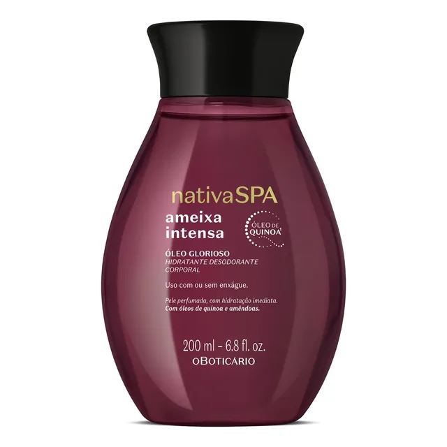 O Boticário Nativa Spa Ameixa Intensa Óleo Corporal 200ml