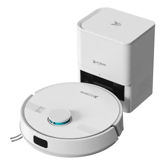 Robô Aspirador Kabum Smart K800 Pro 13000pa Branco 220v