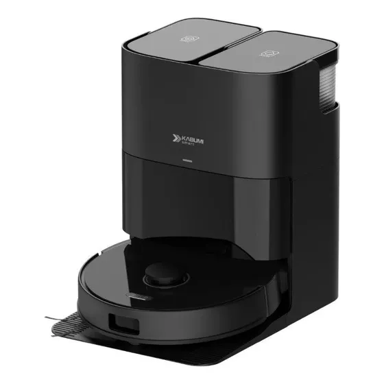 Robô Aspirador Kabum Smart K4000base Autolimpante Preto 220v