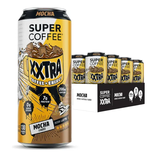 Café Com Proteína Super Coffee Xxtra Mocha 7 G, Líquido, 12 Unidades