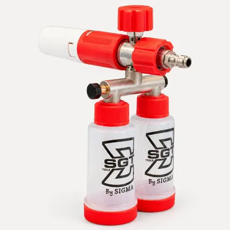 Canhão De Espuma Duplo Snow Foam Mini Sgt-9948 Sigma Tools Branco
