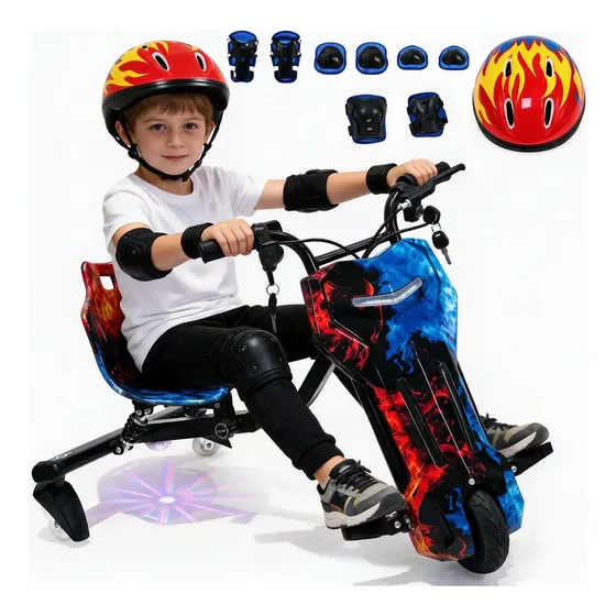 Patinete Elétrico Drift Triciclo Infantil 350w 36v Bluetooth