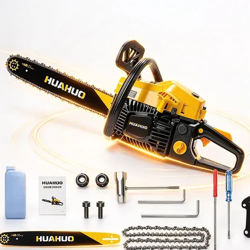 Motosserra A Gasolina Profissional-20/22/24in Cilindrada52cc Amarelo-g23
