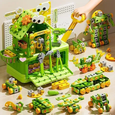 Brinquedo Infantil Caixa De Ferramentas 218 Peças