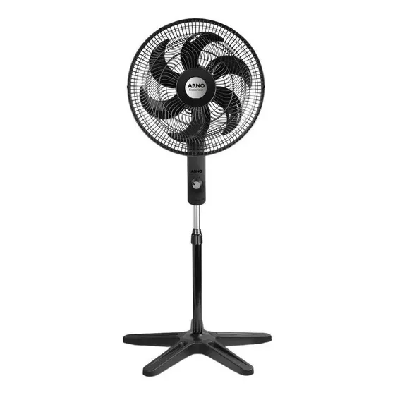 Ventilador De Coluna Arno Essential Ve2c 40cm 6 Pás Preto