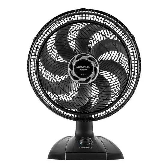 Ventilador De Mesa Mondial Turbo Nvt-40-8p-b 40cm 8 Pã¡s