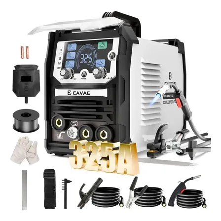 Máquina De Solda 3 Em 1 Mig Tig Mma 325a Sem Gás Bivolt