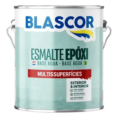 Tinta Epóxi Esmalte Base Água Blascor Para Azulejos 3,24l Alecrim Brilhante