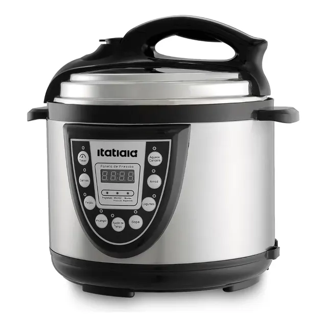 Panela Pressão Itatiaia Pan Pres Mid 5l 127v Inox Inox 127v 60 Hz