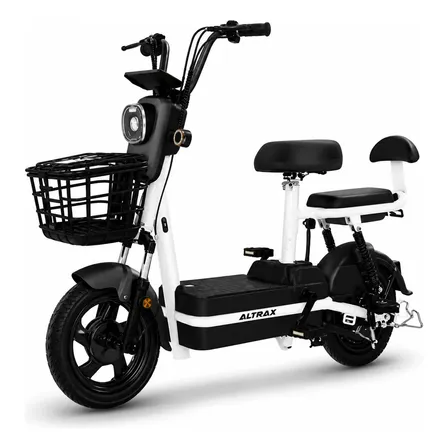 Bicicleta Elétrica Altrax 350w 500w 1000w 48v 60km Mobility Branco - 350w 14