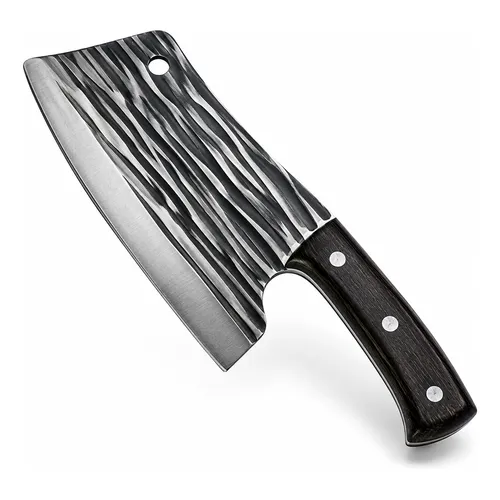 Cutelo Rustico Picanheira Churras Afiado Inox Grosso Full