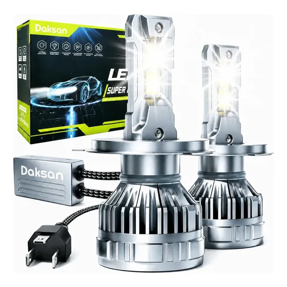 Kit Ultra Led Lâmpadas Super Led H4 6500k 36000lm Canceller