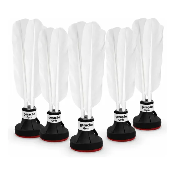 5 Peteca Profissional Esporte Diversão Recreativa Premium