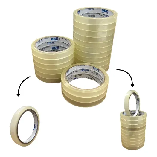 Durex Fita Adesiva Transparente 12x40 - Kit 10 Rolos Fina
