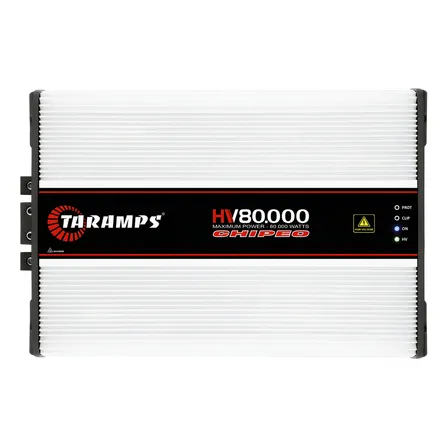 Módulo Taramps Hv 80.000 Som Automotivo Amplificador Chipeo Branco