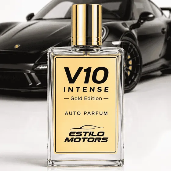 Perfume Automotivo V10 Intense Gold Edition- Estilo Motors