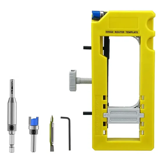 Gabarito Para Dobradiça De Porta Kit Instalação