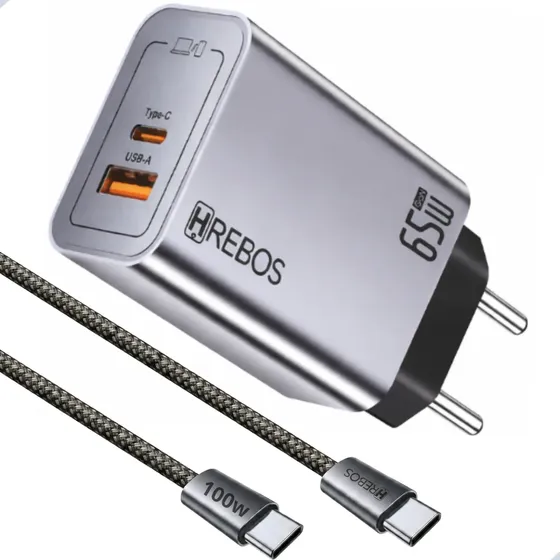 Carregador Smartphone Tablet Notebook 65w Gan Maxion Charger
