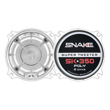 Super Tweeter Snake Sk 350 Poly Profissional 250w Snake Prateado