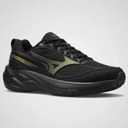 Tênis Mizuno Space 5 Sola Escura Cor 1069 Preto 41 Br
