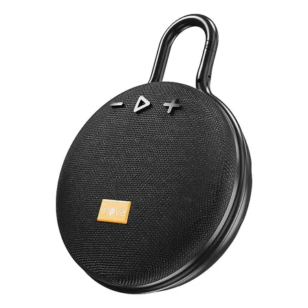 Caixa De Som Bluetooth 5.1 Portátil Potente Ip6 Com Gancho Preto 127/220v