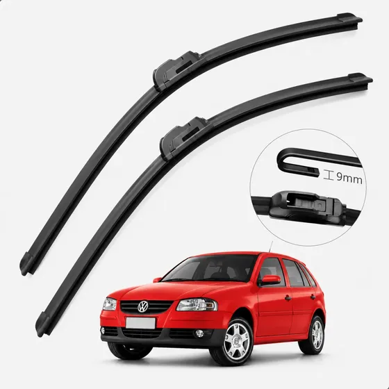 Palheta Limpador Parabrisa Silicone Gol G2 G3 G4 Parati