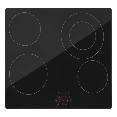 Cooktop Elétrico Vitrocerâmico Life 4bocas Touch Slider 220v Preto 220v