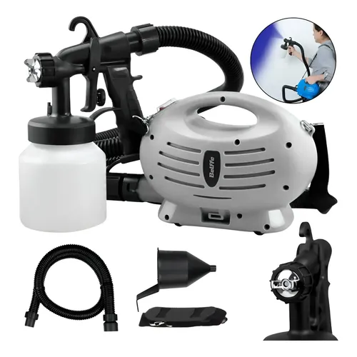 Pistola De Pintura Com Compressor Elétrico 650w