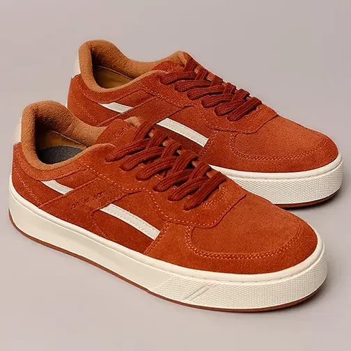 Tênis Calvin Klein Feminino Palito Camurça Layers