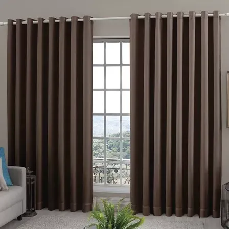 Cortina Premium Casa Bela Enxovais 3m X 2,5m Marrom