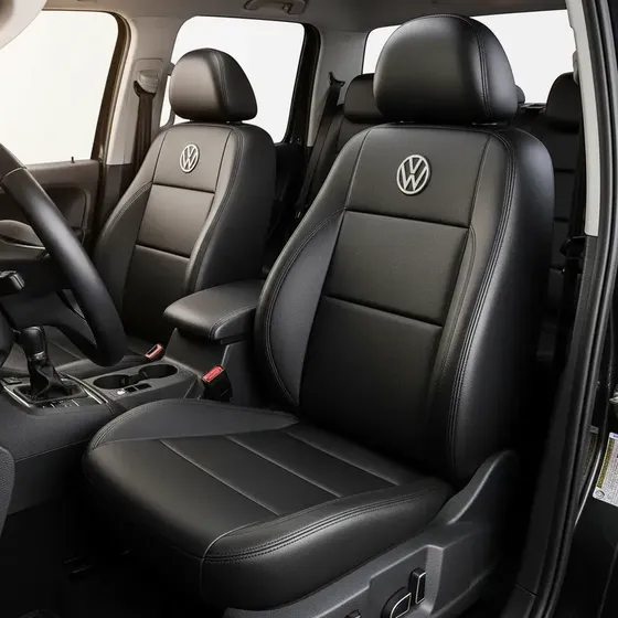 Capa Banco Carro 100% Couro Impermeável Vw Volkswagen