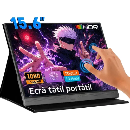 Monitor Portátil Gamer 15.6 Touch Ips Full Hd 1080p Usb-c