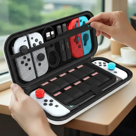 Case Nintendo Switch Eva Rígido Estojo Transporte Proteção