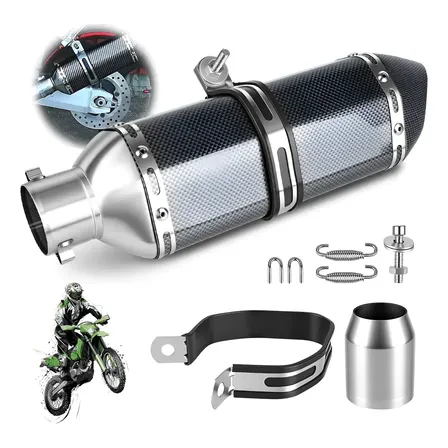 Silenciador De Escapamento Universal Para Motos 38-51 Mm