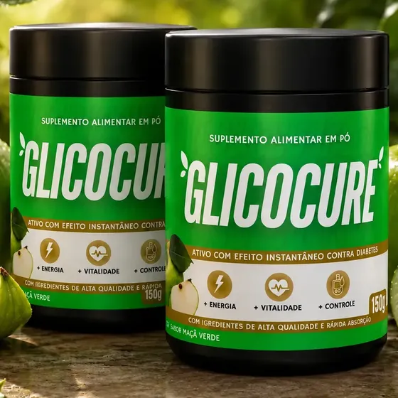 Kit 2 Glicocure Original Suplemento 100% Eficaz - Envio Hoje