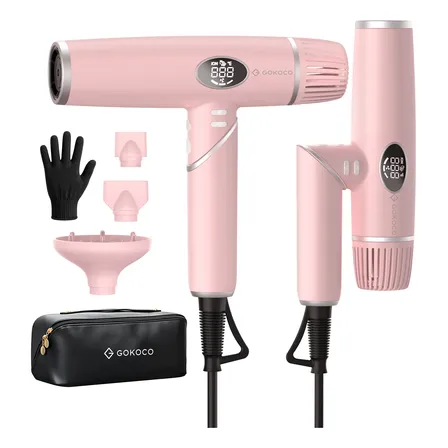Secador De Cabelo Gokoco Gd045 1500w Portátil Dobrável