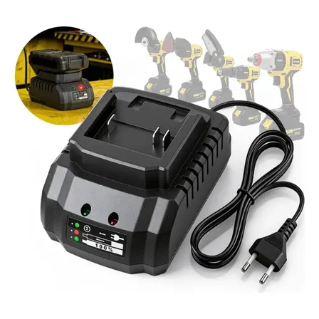 Carregador Bateria 21v Parafusadeira Base Deslizante Bivolt