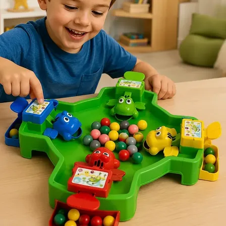 Jogo Sapo Pega Bolinha Brinquedo Infantil Criança Interativo