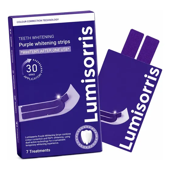 Lumisorris Purple Strips V34 14 Unidades 7 Pares Uso Diário