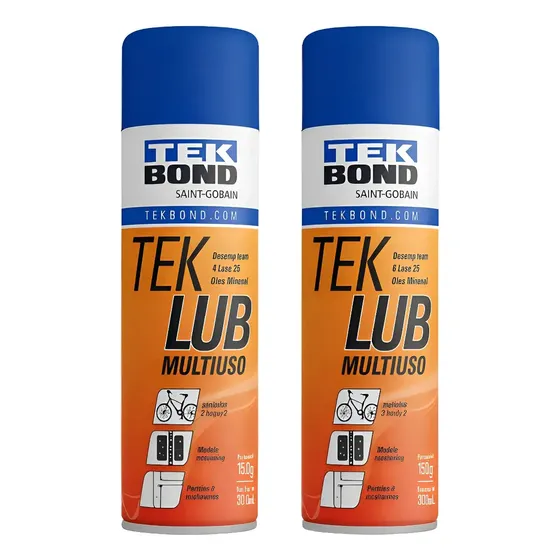 2 Unidades Desengripante Tek Bond Tek Lub 150g/300ml