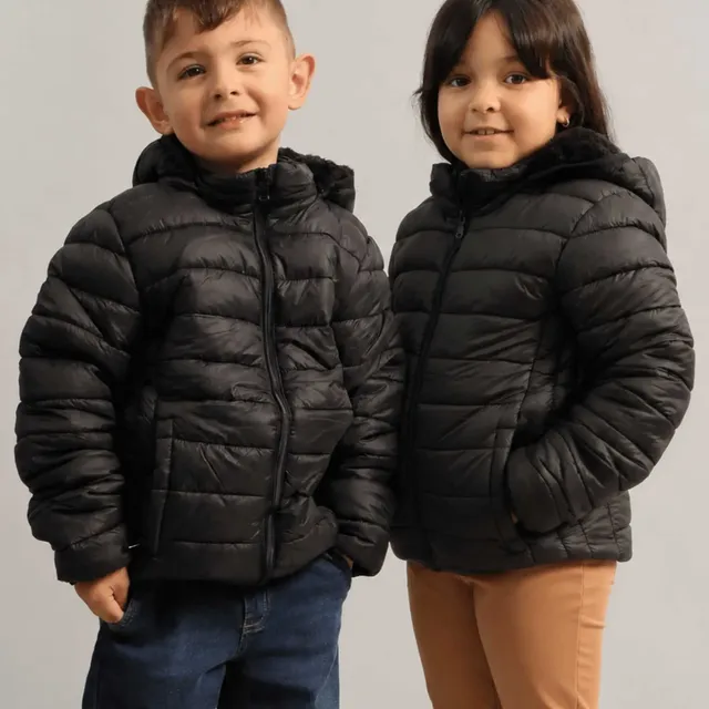 Jaqueta Menino Bobojaco Infantil Nylon Impermeável Forrada